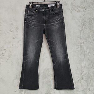 AG Adriano Goldschmied Jeans Womens 26 The Jodi Crop High-Rise Slim Flare Denim